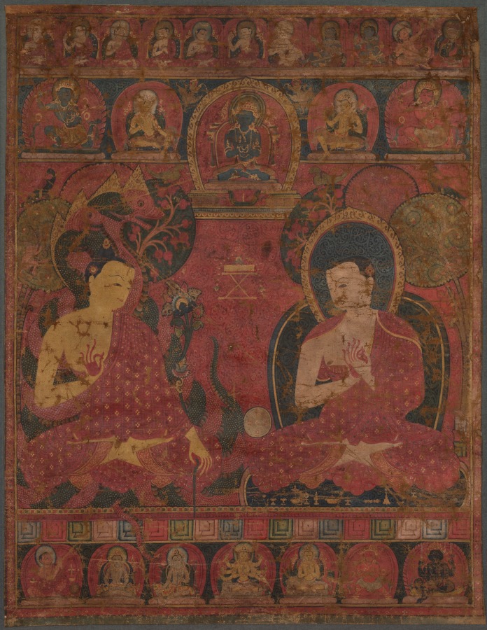 Gouache on cloth; overall: 57.8 x 45.1 cm (22 3/4 x 17 3/4 in.). The Cleveland Museum of Art