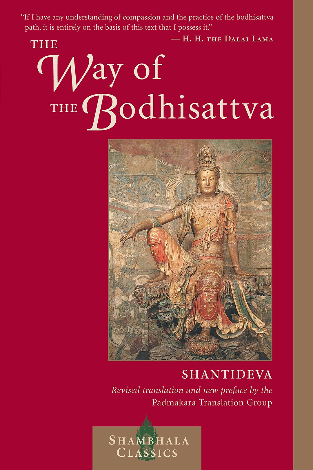 book cover of Shantideva's Bodhicharyavatara translated by the Padmakara Translation Group